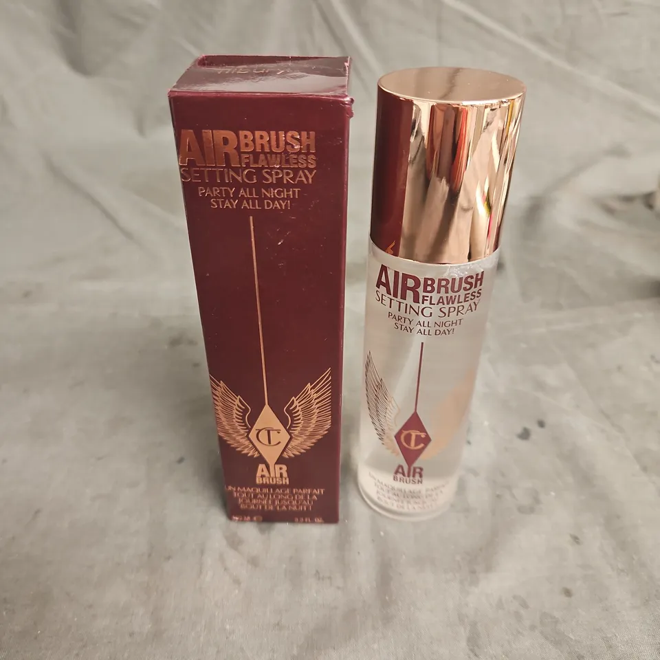 BOXED CHARLOTTE TILBURY AIRBRUSH FLAWLESS SETTING SPRAY 100ML