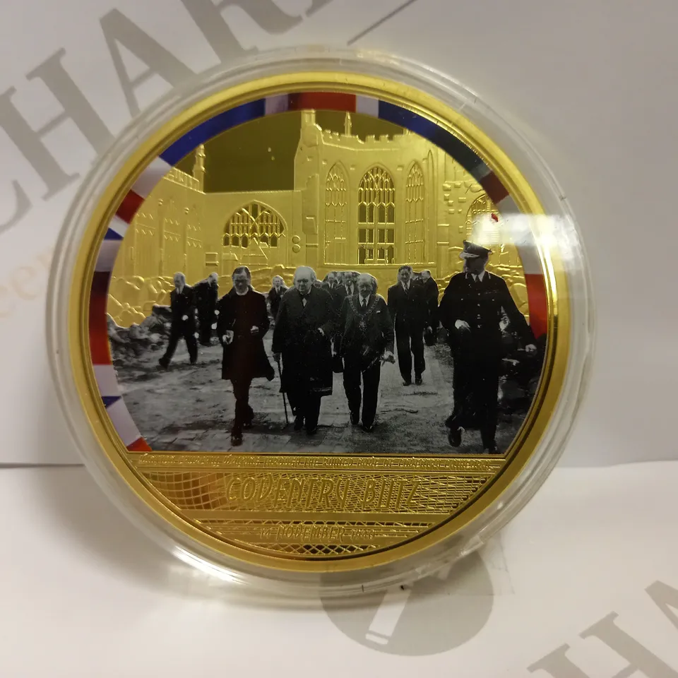 BATTLE OF BRITAIN GOLD COMMEMORATIVE COIN