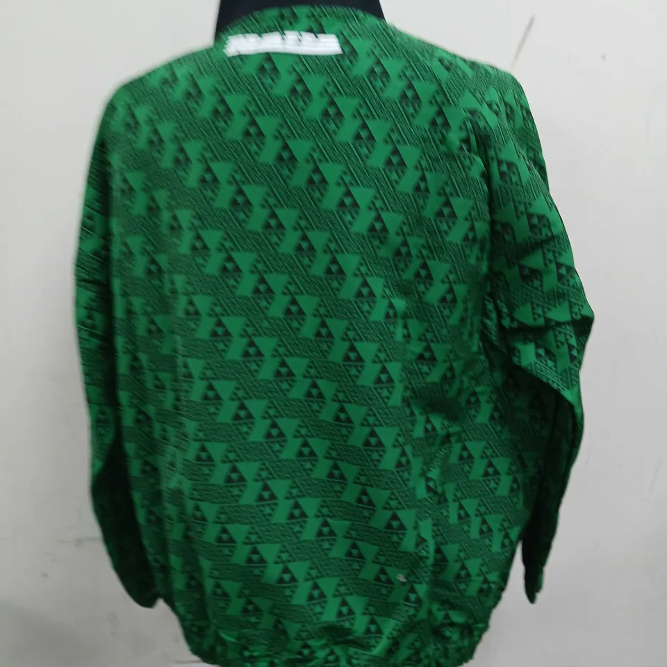 WOMENS NIGERIAN FOOTBALL FEDERATION IN GREEN & BLACK - SIZE 14