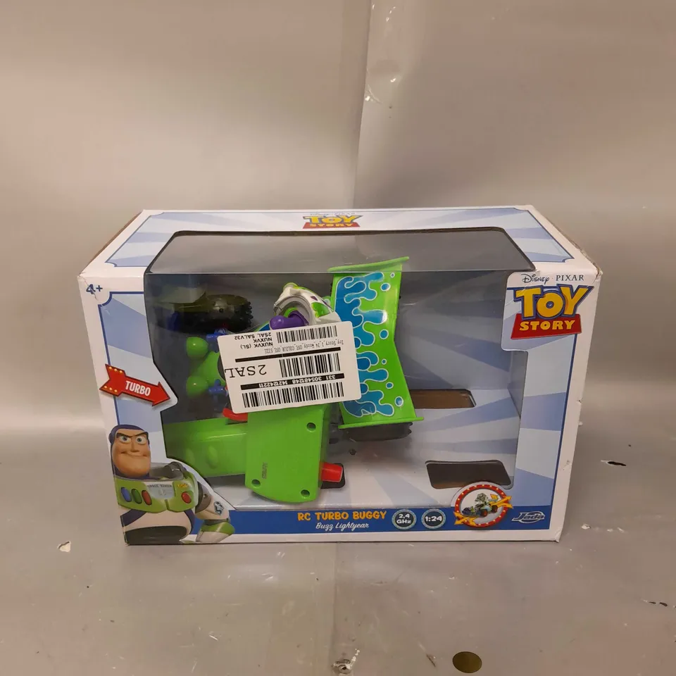 DISNEY PIXAR TOY STORY 4 RC TURBO BUGGY WOODY RRP £35
