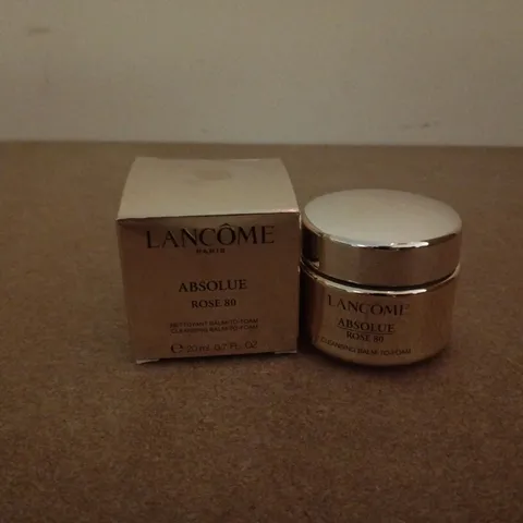 BOXED LANCOME ABSOLOUE ROSE 80 CLEANSING BALM (20ML)