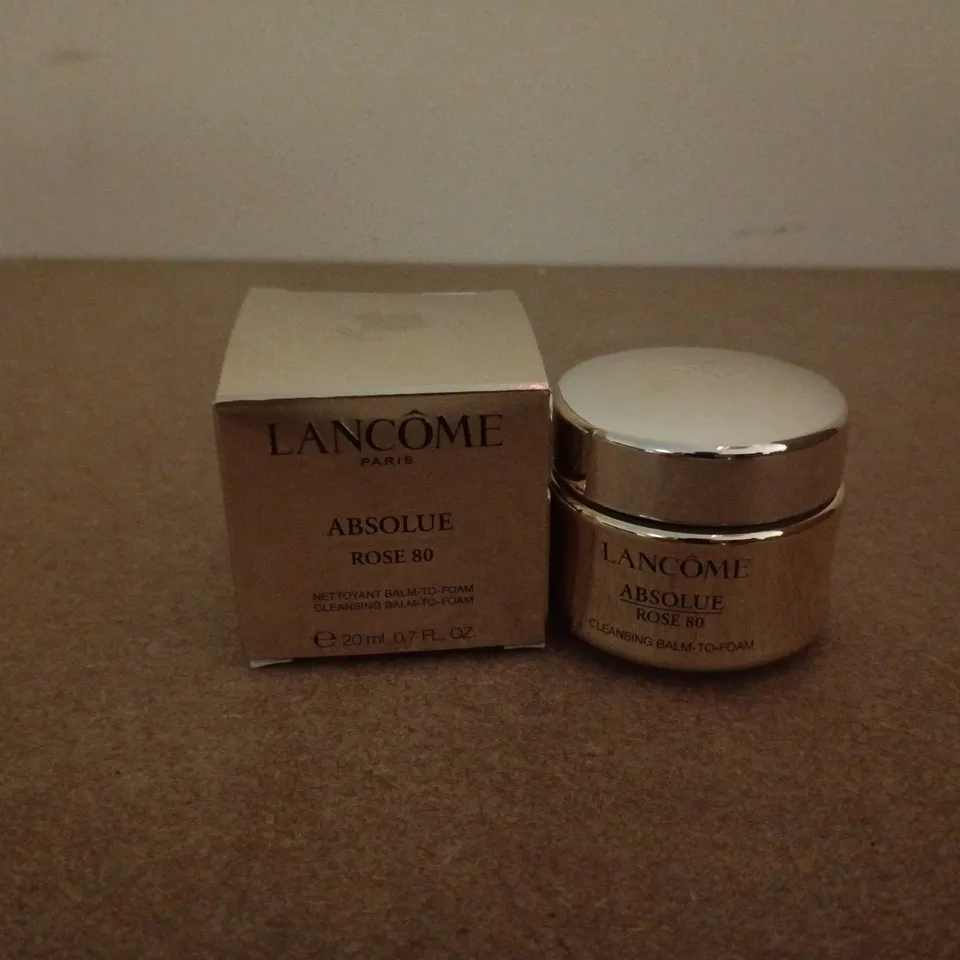 BOXED LANCOME ABSOLOUE ROSE 80 CLEANSING BALM (20ML)