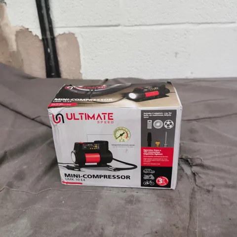 ULTIMATE SPEED MINI- COMPRESSOR UMK 10 E4 – BOXED