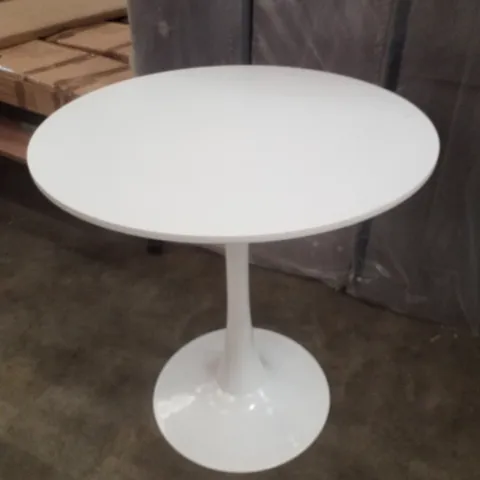 KINGSLEY ROUND DINING TABLE - WHITE - 73H×70W×70D CM