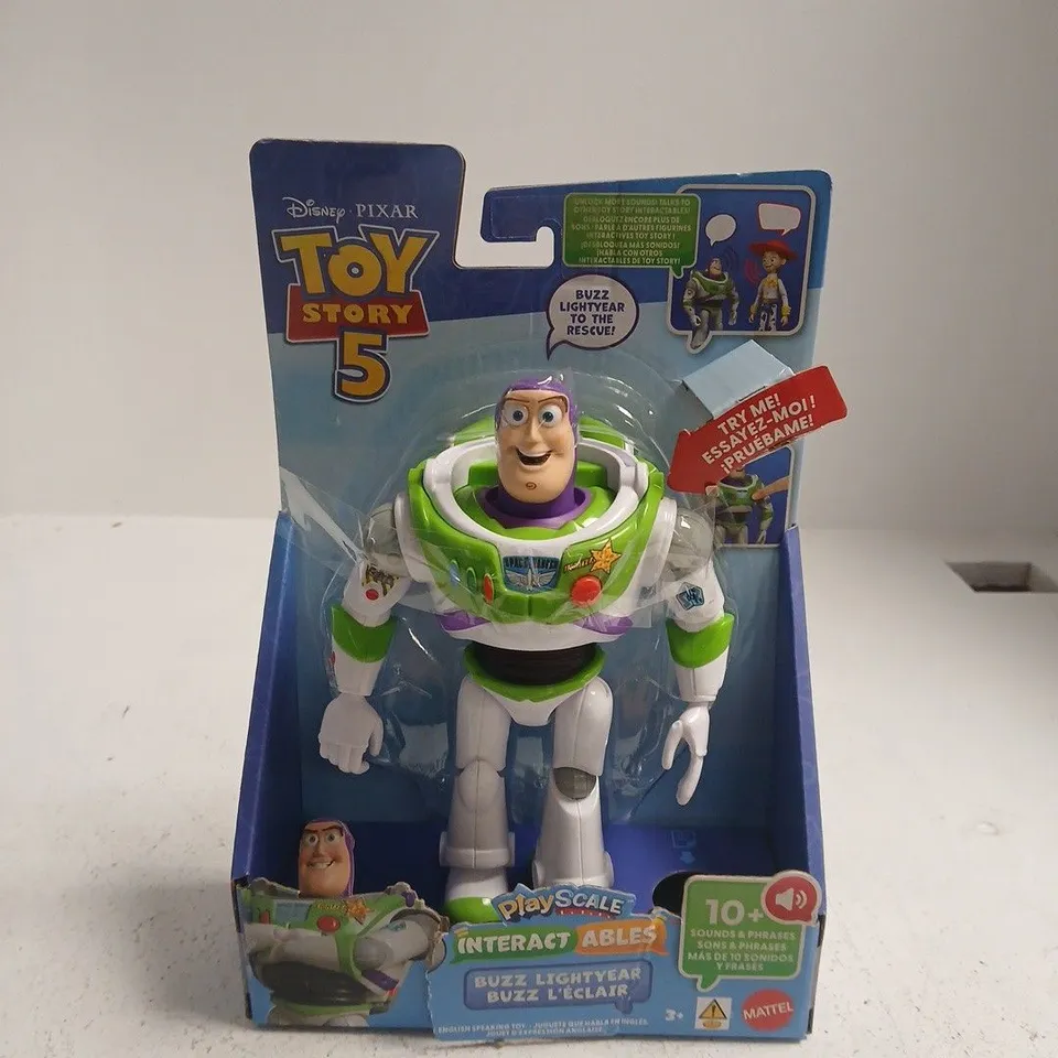 TOY STORY BUZZ LIGHTYEAR INTERACTIVE ACTION FIGURE – BOXED