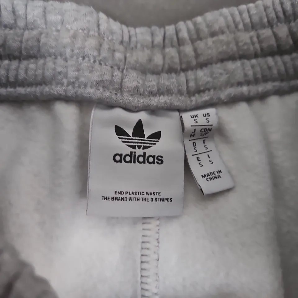ADIDAS THREE STRIPE SHORTS IN GREY - UK SMALL