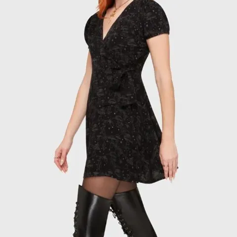 FIVE BRAND NEW BAGGED KILLSTAR - GARDEN OF VENOM - BLACK/GREY WOMEN'S DRESS SIZE MAY VARY