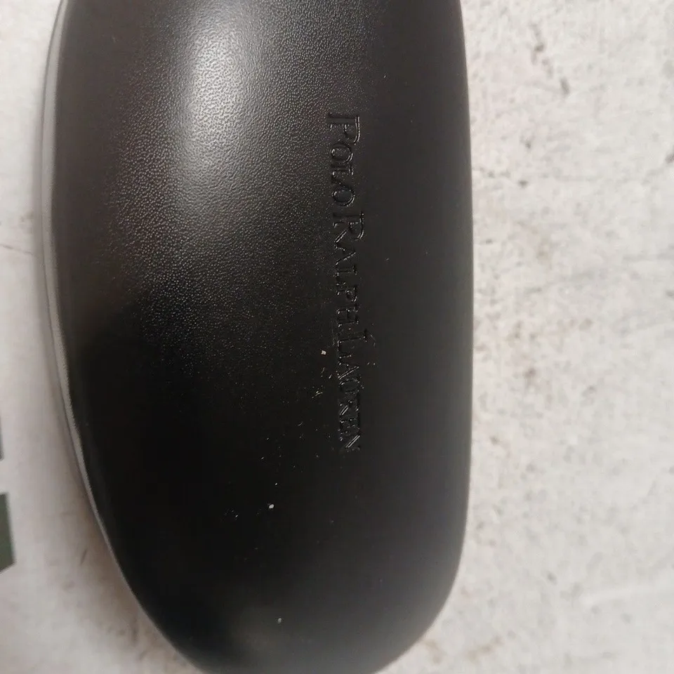POLO RALPH LAUREN BLUE SUNGLASSES WITH BLACK HARD CASE