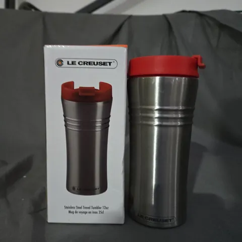 LE CREUSET STAINLESS STEEL TRAVEL TUMBLER