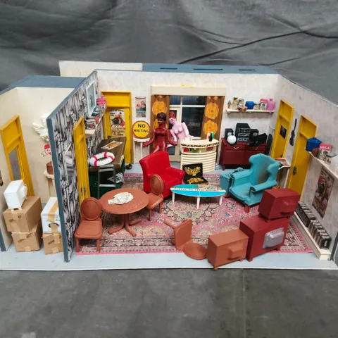 REPLICA ROAD MINIATURES ONLY FOOLS AND HORSES TROTTER FLAT SET 