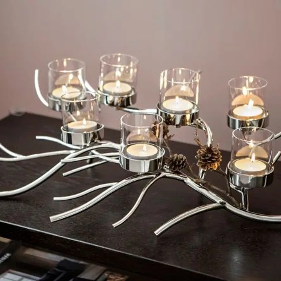 BOXED FINK CANDELABRA (1 BOX)