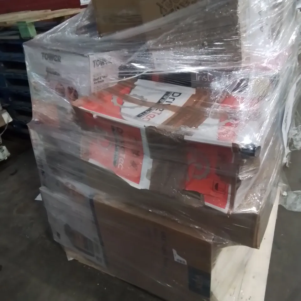 PALLET OF APPROXIMATELY 20 UNPROCESSED RAW RETURN HOUSEHOLD AND ELECTRICAL GOODS TO INCLUDE;