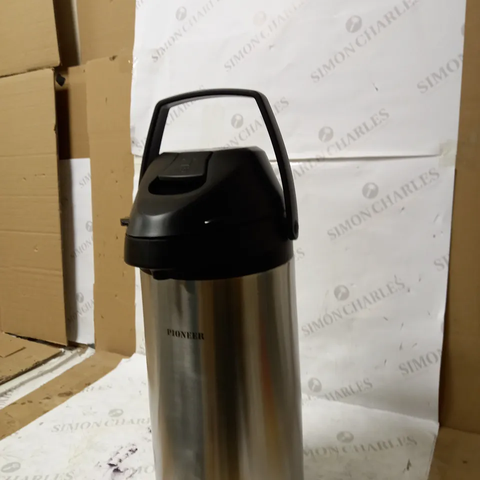 PIONEER FLASKS STAINLESS STEEL AIRPOT HOT COLD WATER TEA COFFEE DISPENSER 