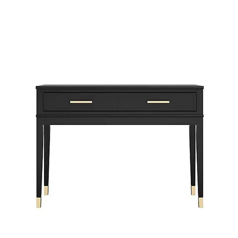 BOXED COSMOPOLITAN WESTERLEIGH CONSOLE TABLE - BLACK 