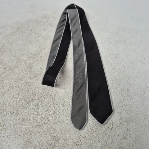 NEXT FABRIC BELT, BLACK & GREY, ONE SIZE
