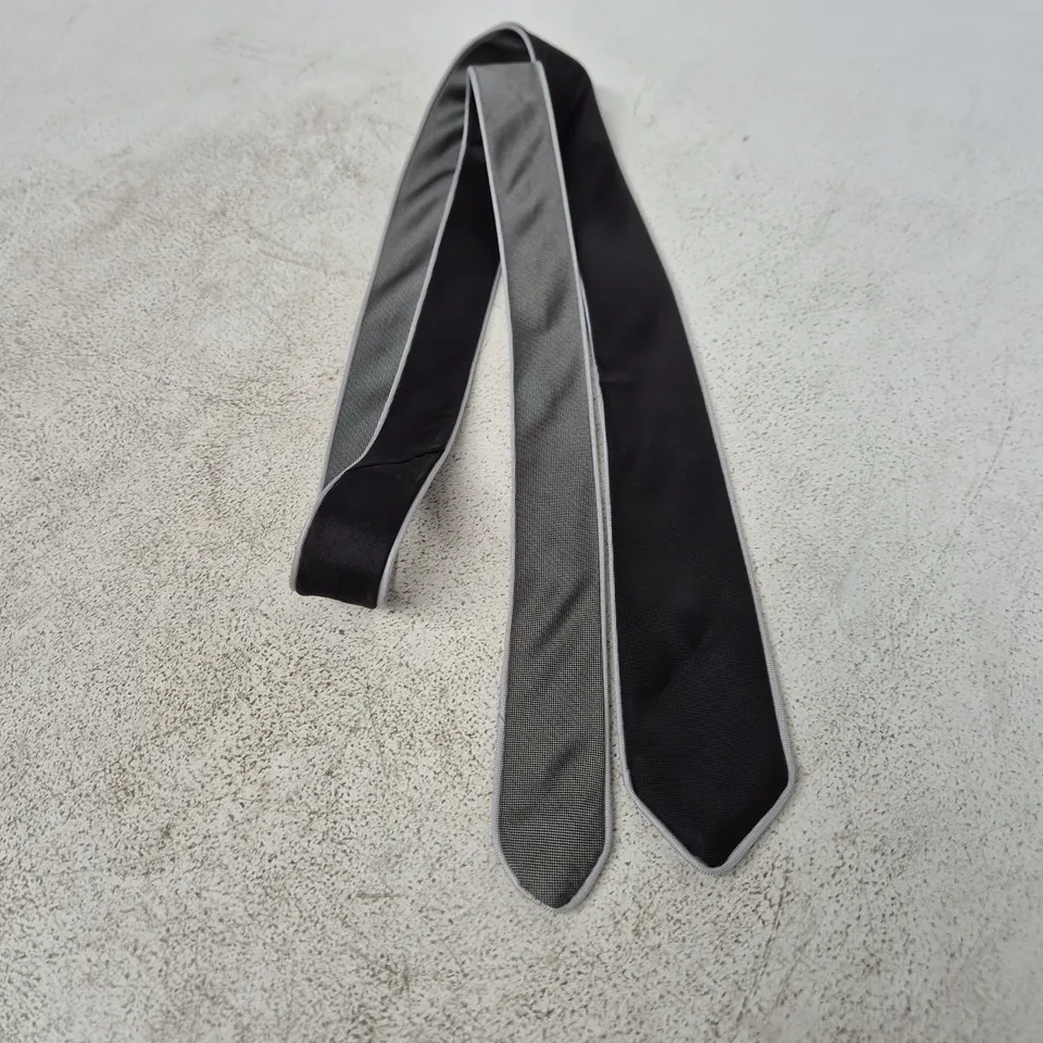 NEXT FABRIC BELT, BLACK & GREY, ONE SIZE