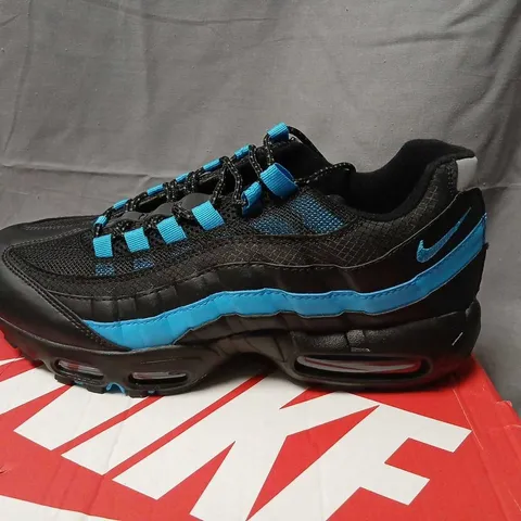 NIKE AIR MAX 95 TT SNEAKERS – BLACK/BLUE, UK 9 (US 10)