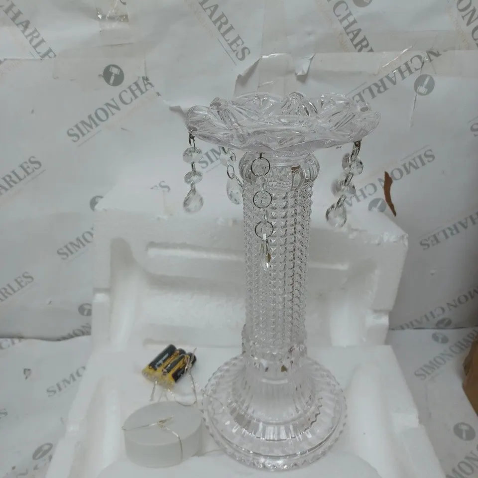 BOXED JULIAN MACDONALD PRE LIT GLASS LIGHT