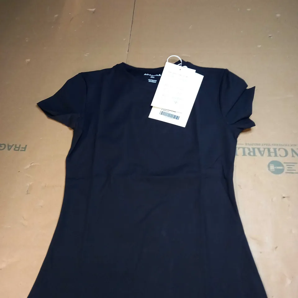 ADANOLA SHORT SLEEVE LONGLINE TOP SIZE S