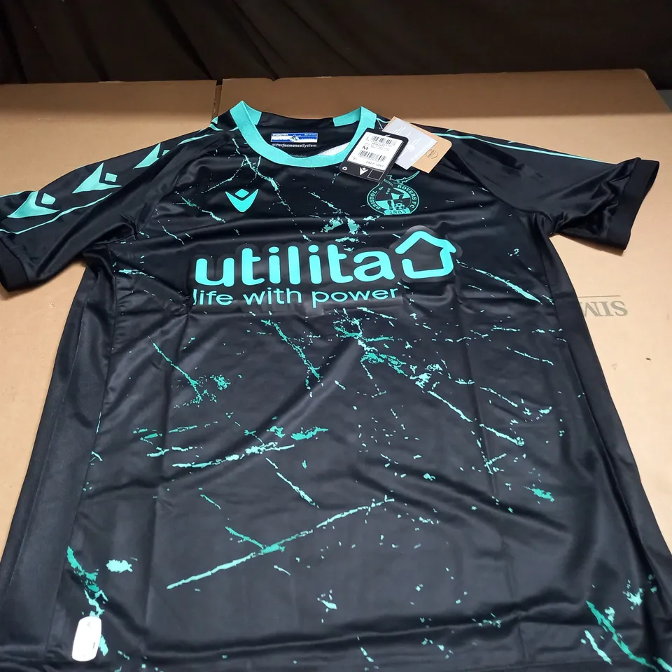 BRISTOL ROVERS F.C. SHORT SLEEVE AWAY SHIRT - M