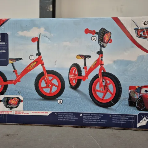 BOXED HUFFY DISNEY PIXAR CARS BIKE - COLLECTION ONLY