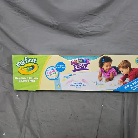 CRAYOLA MY FIRST COLOUR & ERASE MAT – 60 X 90 CM
