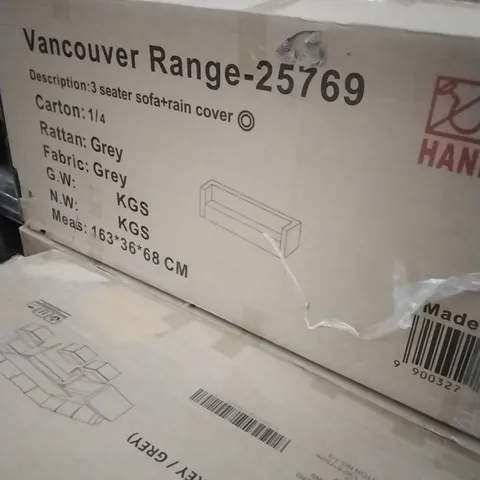 BOXED VANCOUVER RANGE NOT FULL SET JUST 3 SEATER