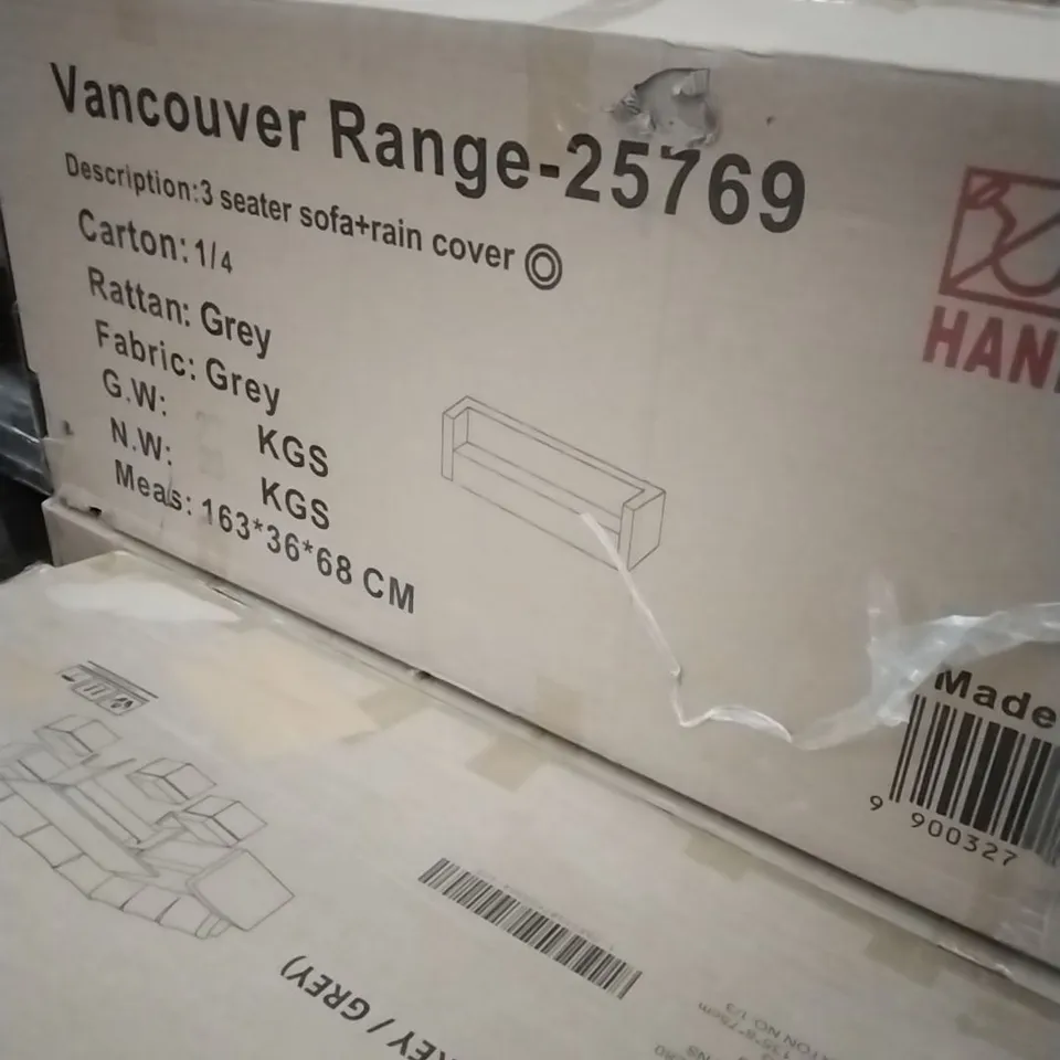 BOXED VANCOUVER RANGE NOT FULL SET JUST 3 SEATER