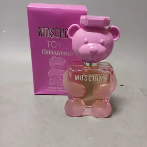 BOXED MOSCHINO TOY 2 BUBBLE GUM EAU DE TOILETTE 100ML 