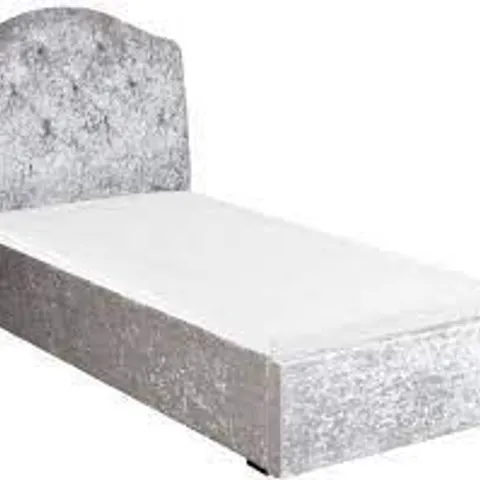 BOXED GRADE 1 MANDARIN SINGLE STORAGE BED - SILVER (3 BOXES) 