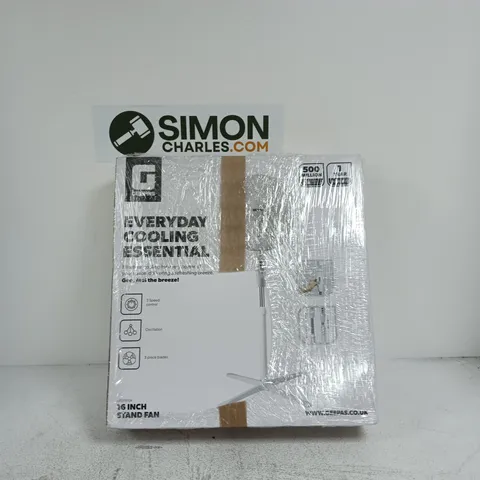 GEEPAS 16-INCH STAND FAN – BOXED
