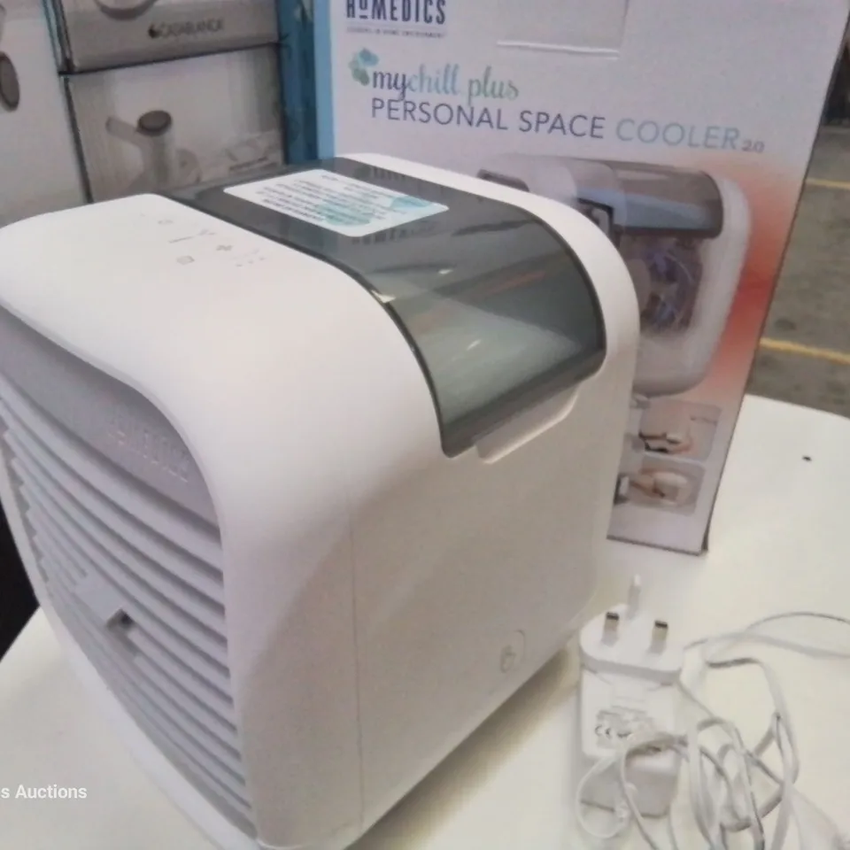 BOXED HOMEDICS MYCHILL PLUS PERSONAL SPACE COOLER 2.0