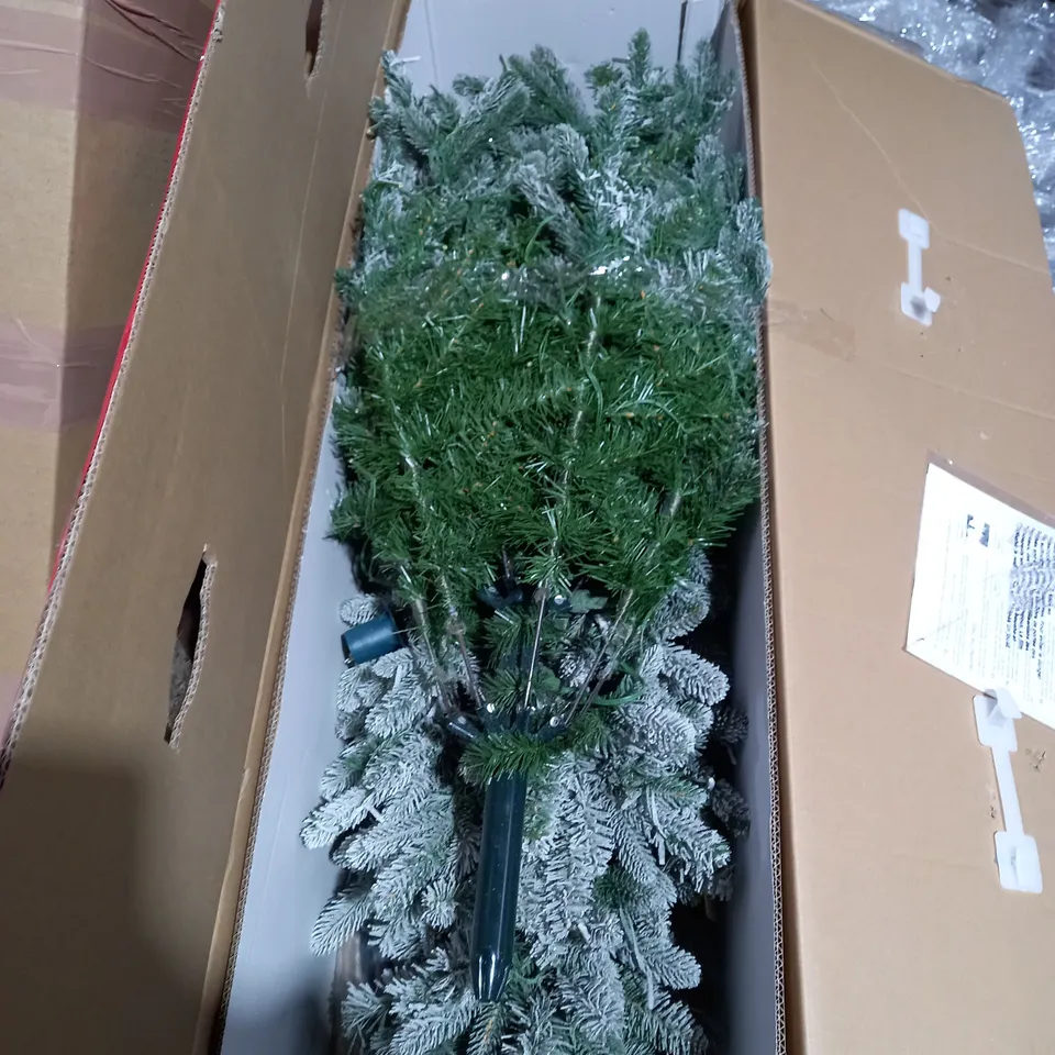 JM BY JULIEN MACDONALD SPARKLING FRAISER CHRISTMAS TREE 6FT - COLLECTION ONLY