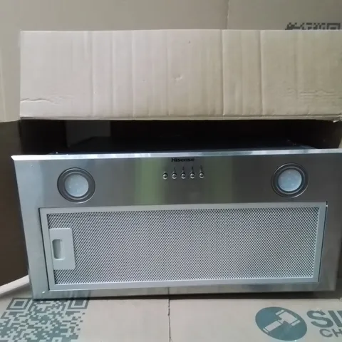 BOXED HISENSE CH6BI12BXUK CANOPY COOKER HOOD - STAINLESS STEEL