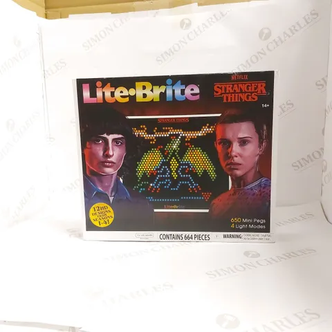 STRANGER THINGS LITE BRITE