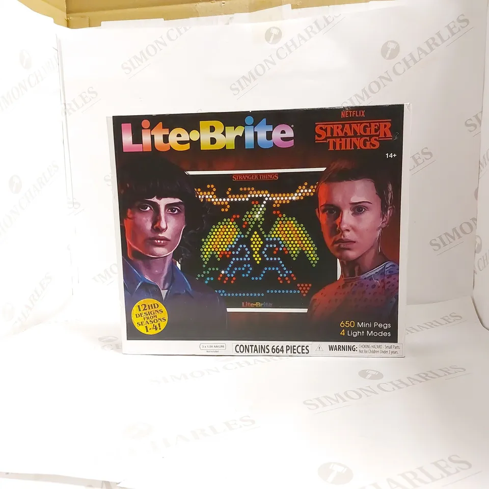 STRANGER THINGS LITE BRITE 