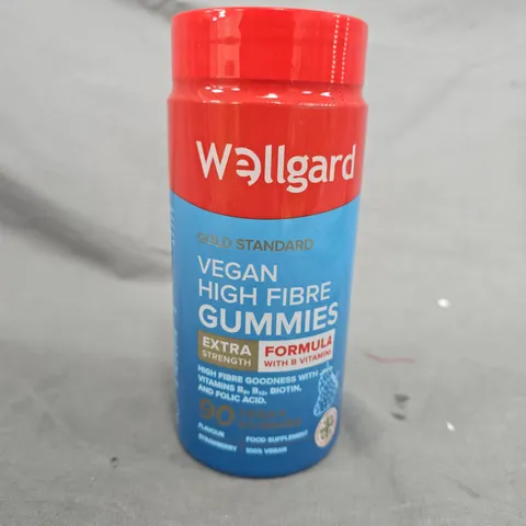 SEALED WELLGARD GOLD STANDARD VEGAN HIGH FIBRE GUMMIES (90 QUANTITY)