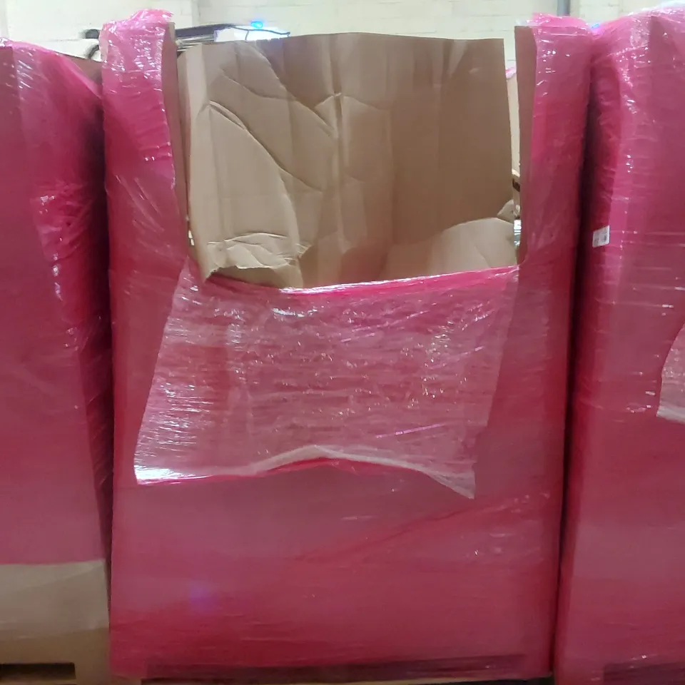 PALLET OF ASSORTED ITEMS INCLUDING: RICE COOKERS, TWIST STEPPER, PET PRODUCTS, CHAIR MAT ECT