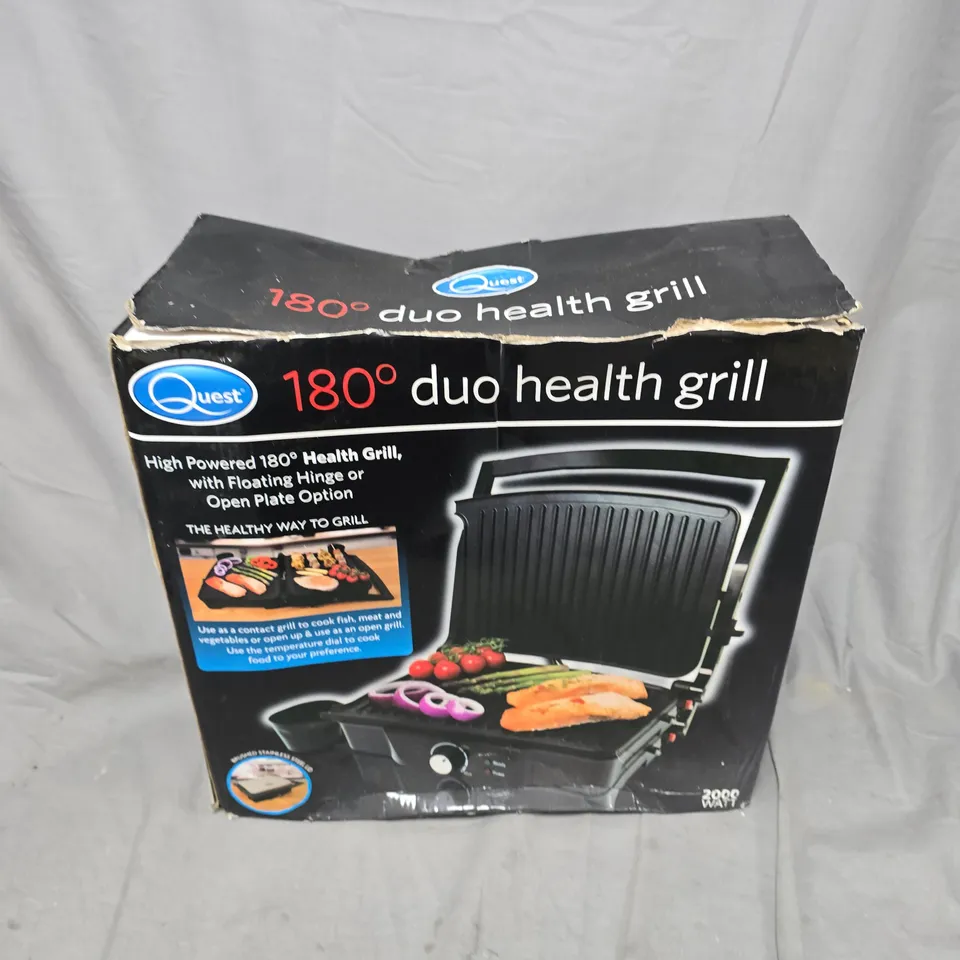 BOXED QUEST 180 DUO HEALTH GRILL