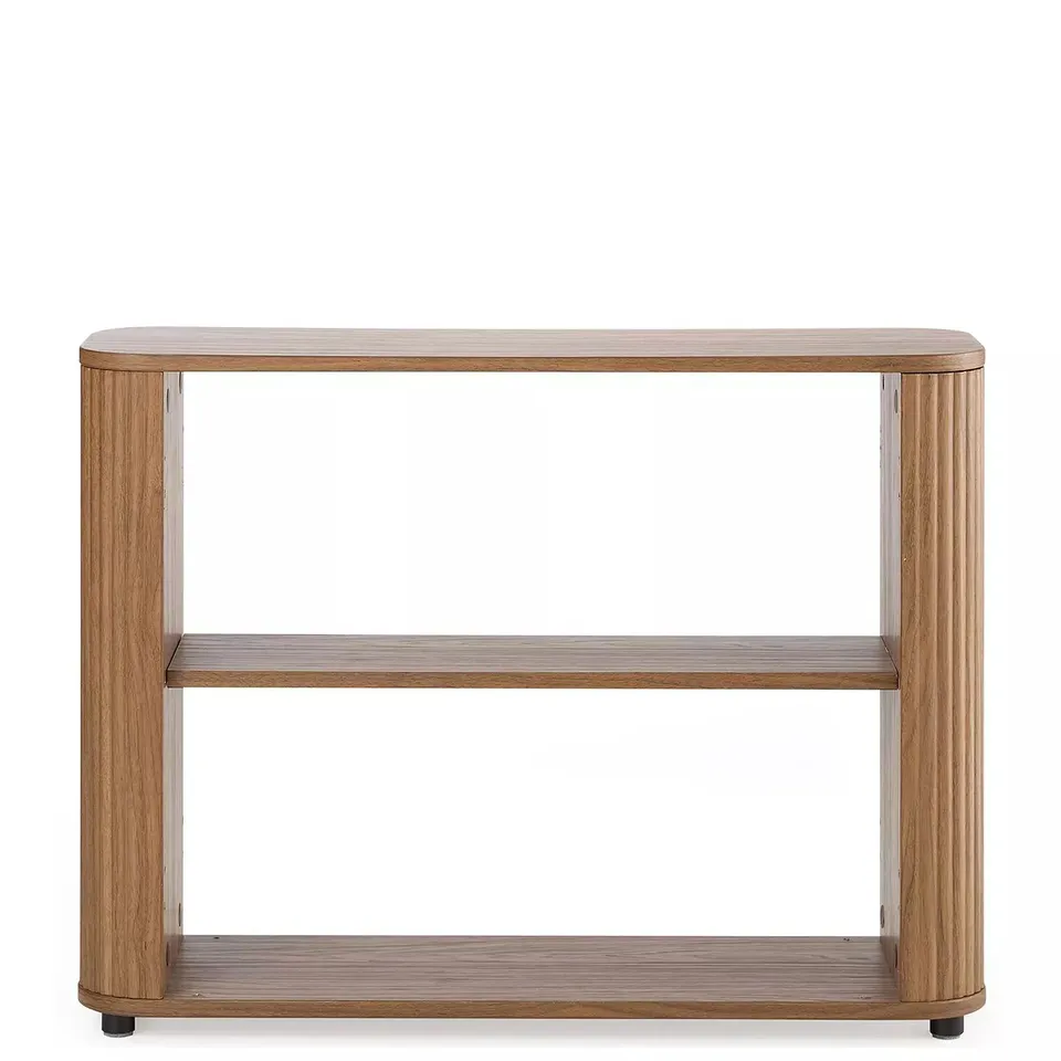 CARINA SOFA SIDE TABLE - MID OAK - COLLECTION ONLY