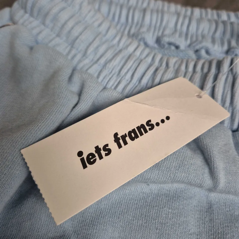 LIGHT BLUE JOGGER TROUSERS , SIZE S