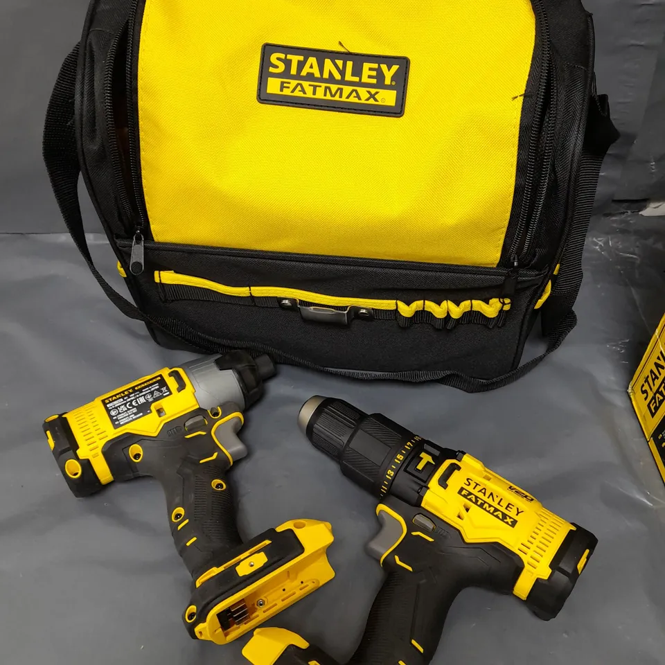 STANLEY FATMAX V20 18V COMBI DRILL AND IMPACT DRIVER 