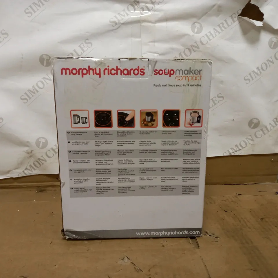 MORPHY RICHARDS SOUP MAKER COMPACT