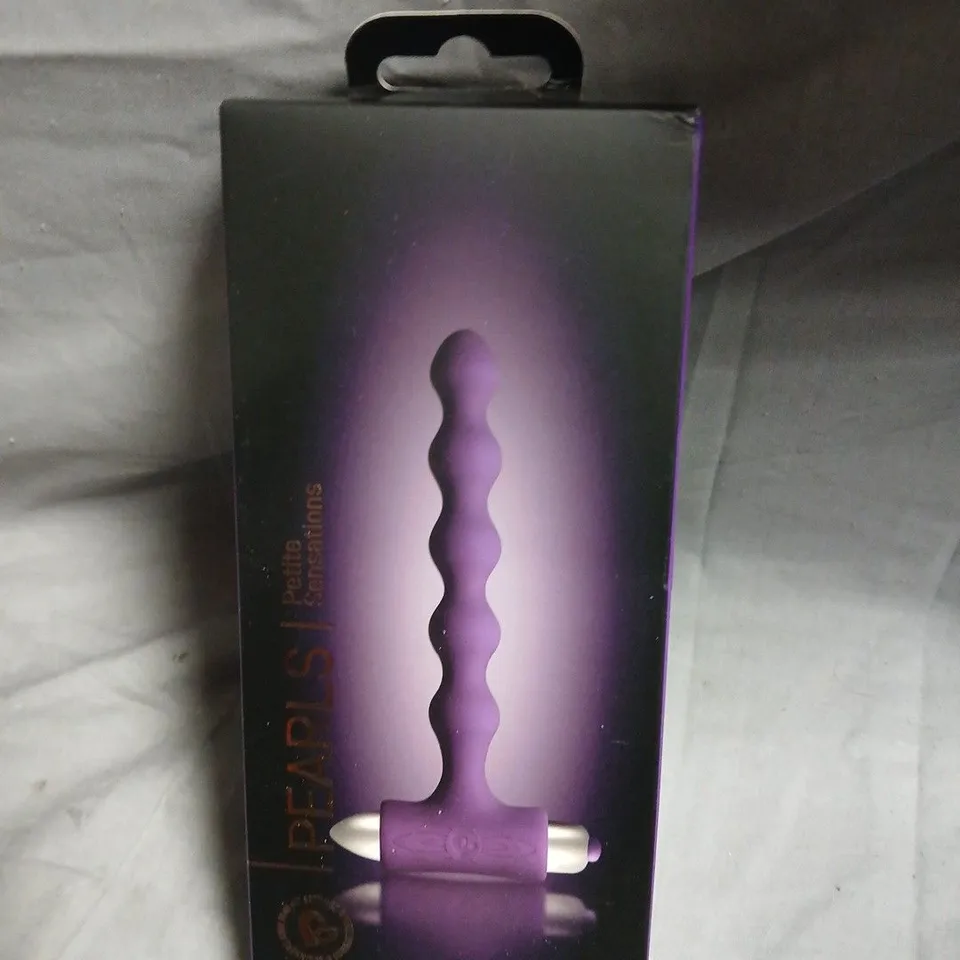 PURPLE RIBBED SILICONE VIBRATOR – BOXED 
