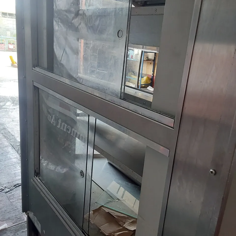 HOT FOOD SELF SERVE UNIT WITH REAR ACCESS DOORS 