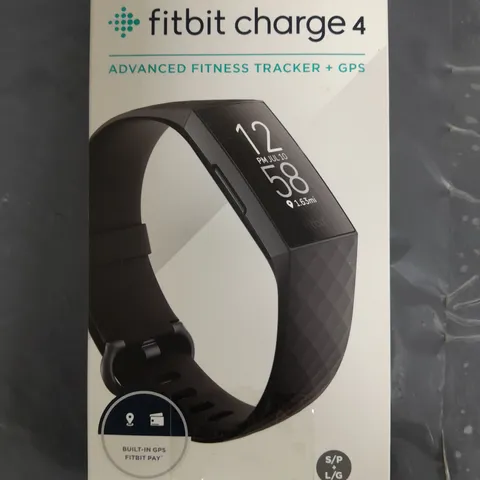 BOXED FITBIT CHARGE 4 ADVANCED FITNESS TRACKER + GPS