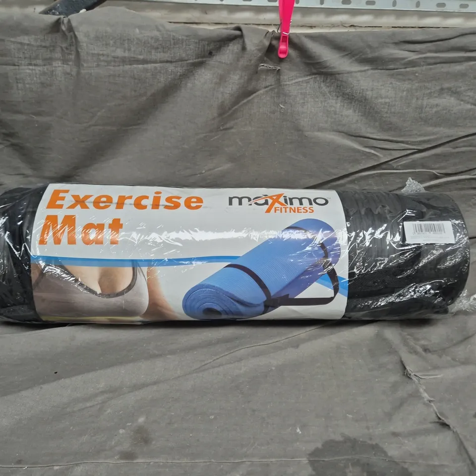 MAXIMO FITNESS EXERCISE MAT – ROLLABLE GYM/YOGA MAT (BLACK)