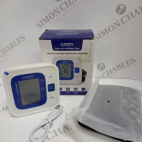 BOXED GPZON UPPER ARM INTELLIGENT DIGITAL BLOOD PRESSURE MONITOR 