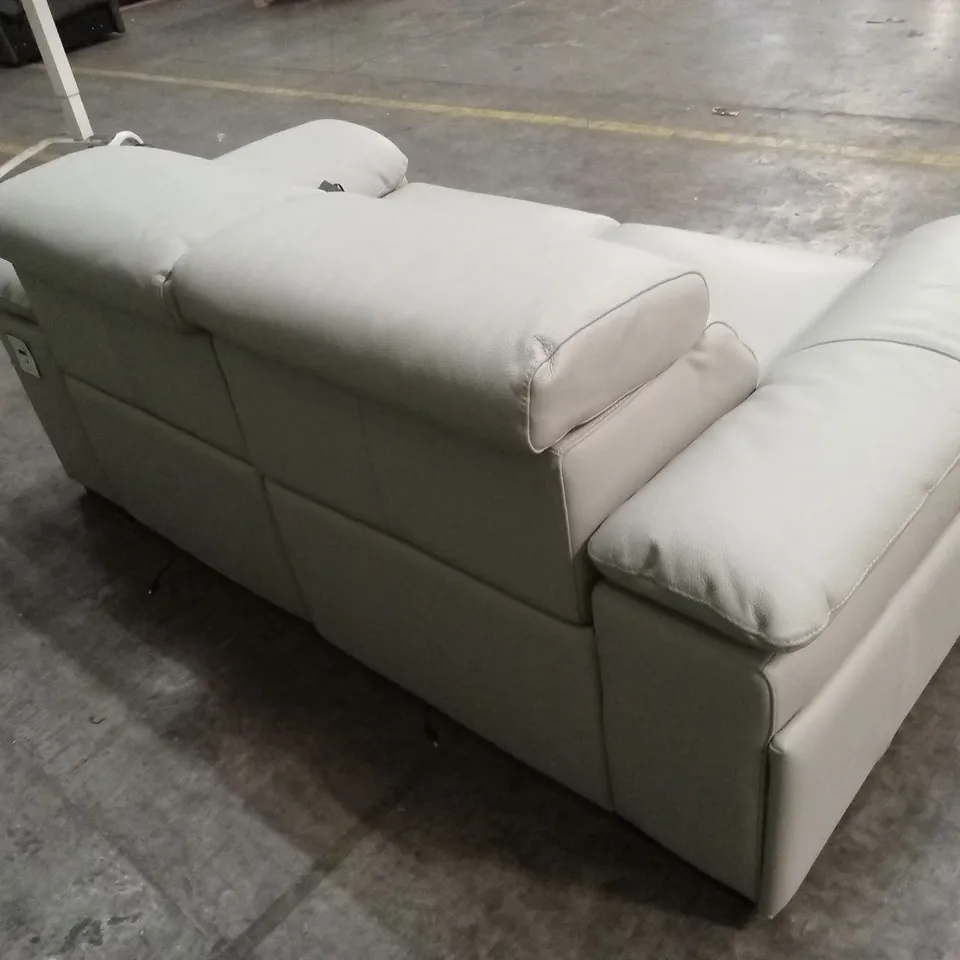 QUALITY DESIGNER ITALIAN MADE VERONA 2 SEATER LEATHER POWER RECLINER SOFA