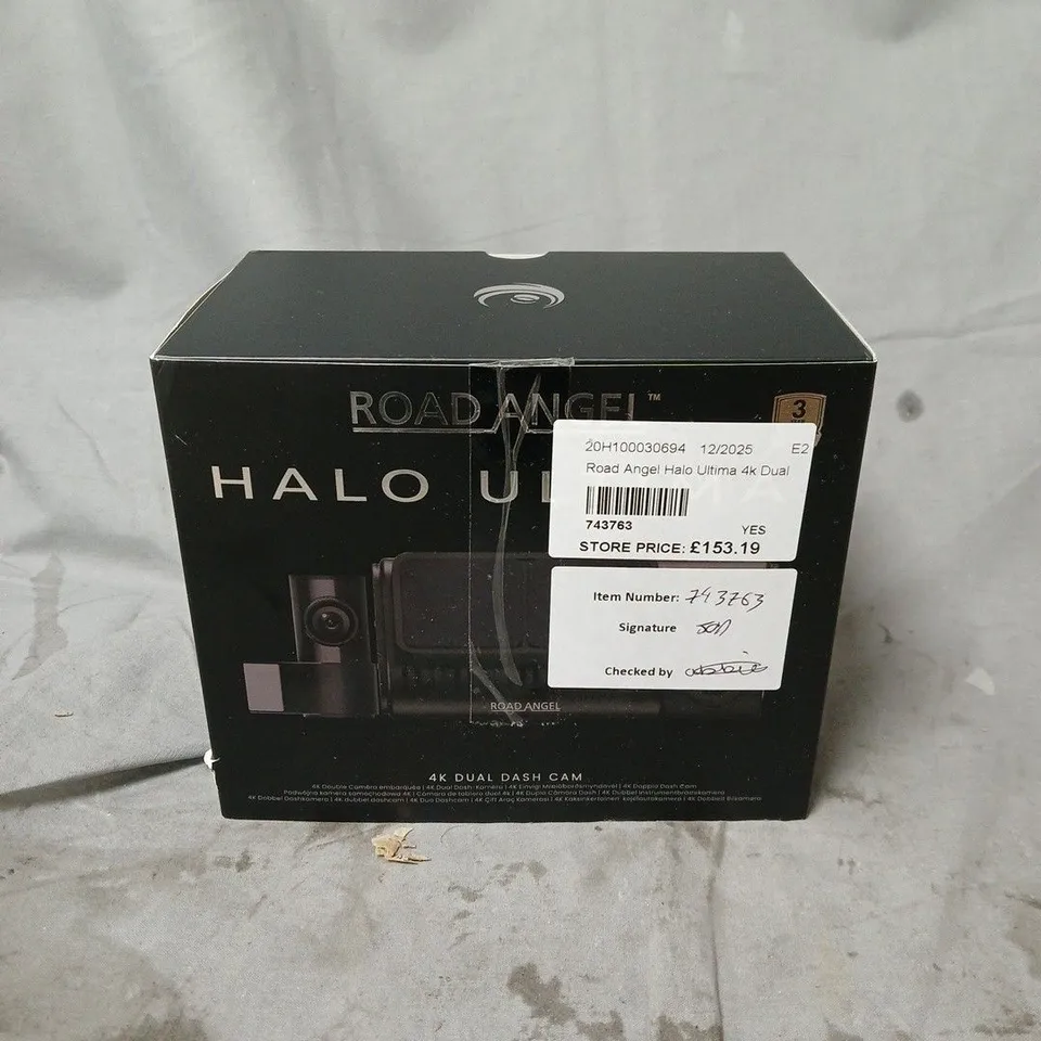 ROAD ANGEL HALO ULTIMA 4K DUAL 6 DASH CAM BUNDLE